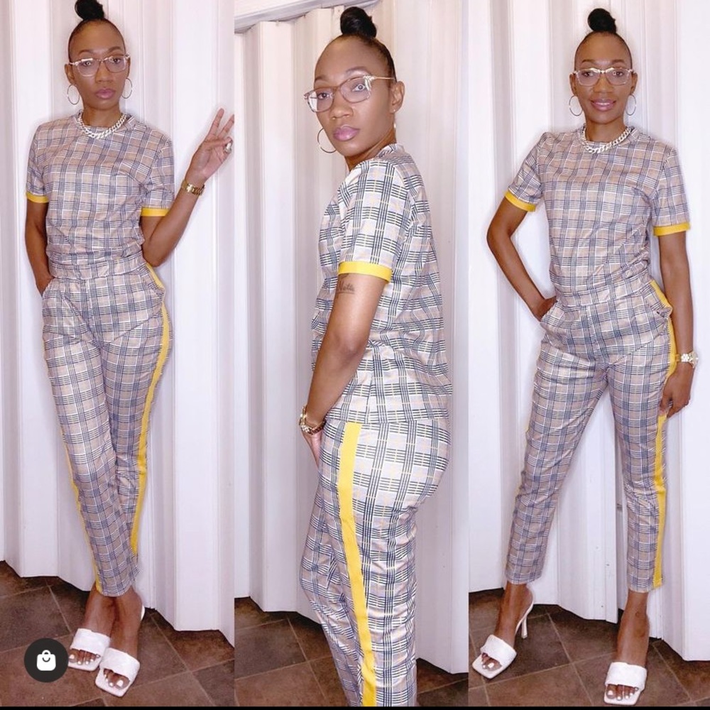 💛Pretty in Plaid Set